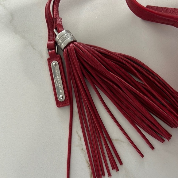 **SOLD** YSL LOU CAMERA BAG RED GRAINED LEATHER l LIKE NEW! - Picture 3 of 5